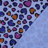 Brushed Sweatshirt Fabric colourful hearts | Poppy Fabrics – steel blue,  thumbnail number 4