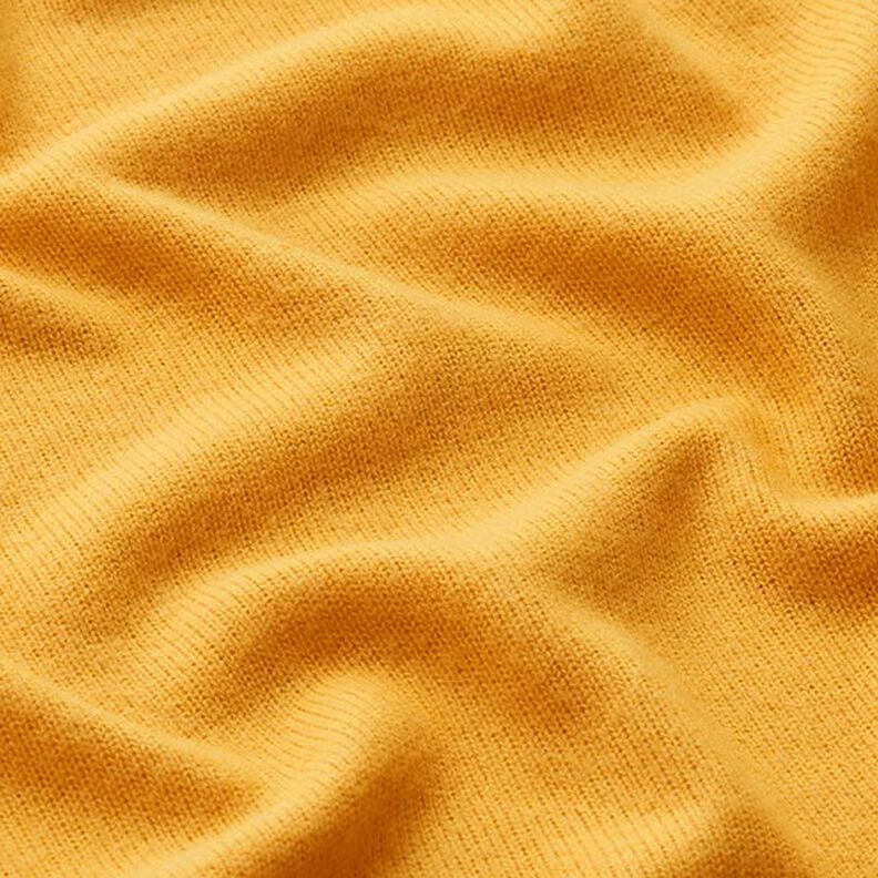 Fine Knit plain – curry yellow,  image number 2