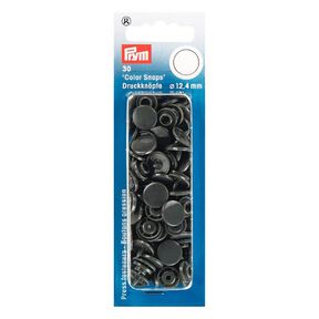 Colour Snaps Press Fasteners 7 – dark grey | Prym, 