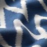 Outdoor Fabric Jacquard Ikat Print – blue,  thumbnail number 2