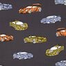 French Terry Racing Cars | Poppy Fabrics – grey,  thumbnail number 1