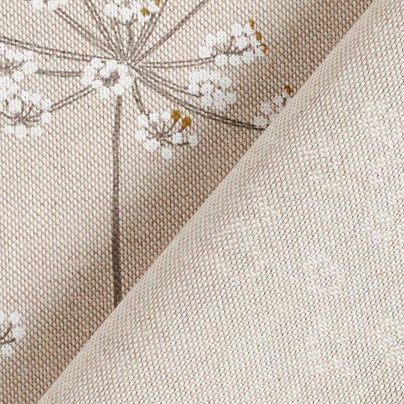 Decor Fabric Half Panama bear claw – natural/white,  image number 5