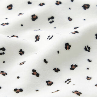 Nicky Velour small leopard print pattern – white, 