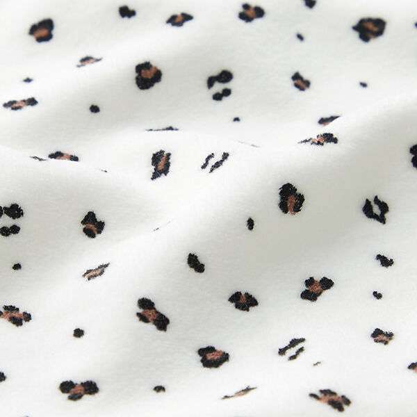 Nicky Velour small leopard print pattern – white,  image number 2