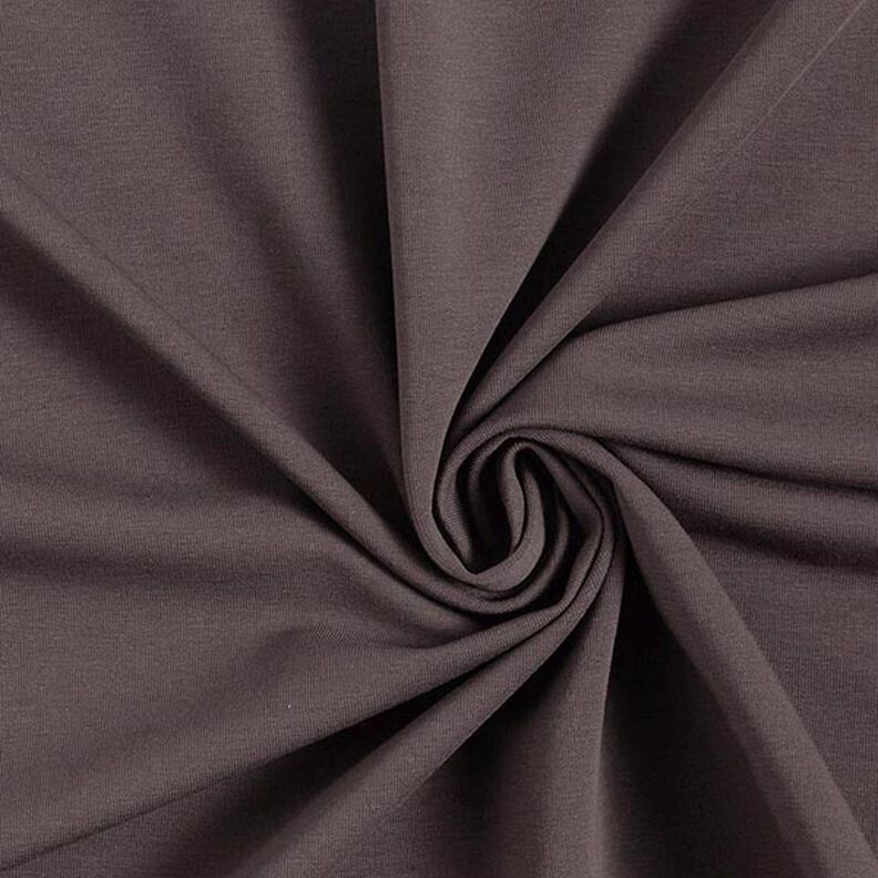 Light French Terry Plain – black brown, image number 1