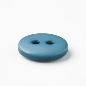 2-hole button round [Ø 11 mm] – brilliant blue, 