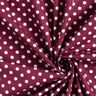 Cotton Poplin Polka dots – burgundy/white,  thumbnail number 3