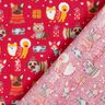 Cotton Cretonne Dogs at Christmas – red,  thumbnail number 4