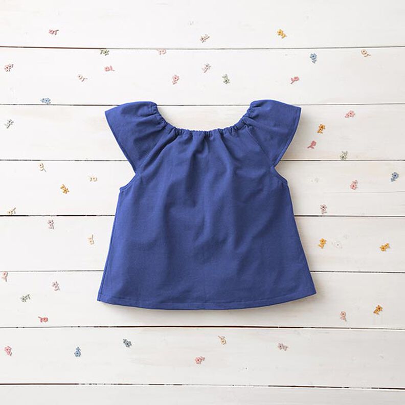 Medium Cotton Jersey Plain – indigo | Remnant 50cm,  image number 7