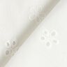 Broderie Anglaise Flowers with scalloped edges – white,  thumbnail number 4