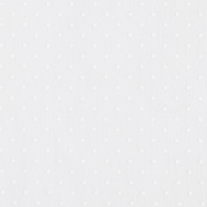 Curtain Fabric Fine Dots 300 cm – white,  image number 1