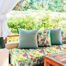 Outdoor Fabric Canvas Tropical birds – white/green,  thumbnail number 6