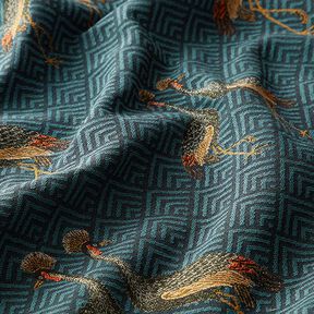 Peacock Tapestry Jacquard – petrol, 