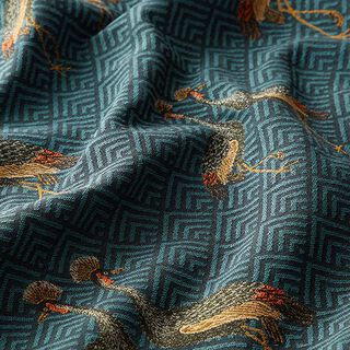 Peacock Tapestry Jacquard – petrol, 