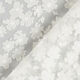 Floral burnout fabric – white,  thumbnail number 4