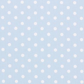 Cotton Poplin Large Dots – light blue/white, 