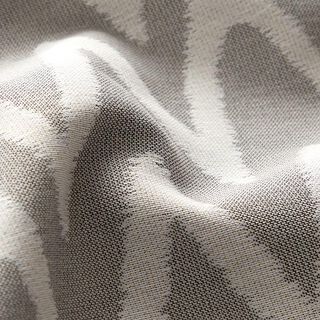 Outdoor Fabric Jacquard Ikat Print – light grey, 