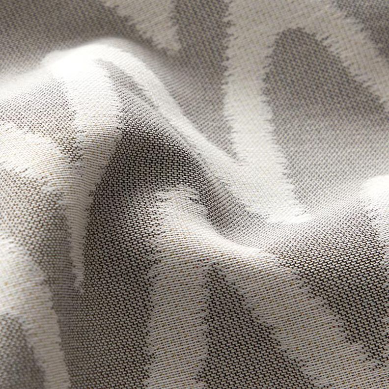 Outdoor Fabric Jacquard Ikat Print – light grey,  image number 2