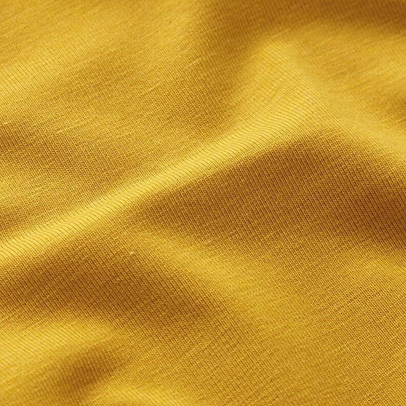 Bamboo Viscose Jersey Plain – curry yellow,  image number 3
