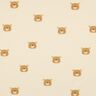 GOTS Cotton Jersey Bears | Poppy Fabrics – offwhite/light brown,  thumbnail number 1
