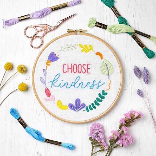 Kindness Embroidery Kit,  image number 1