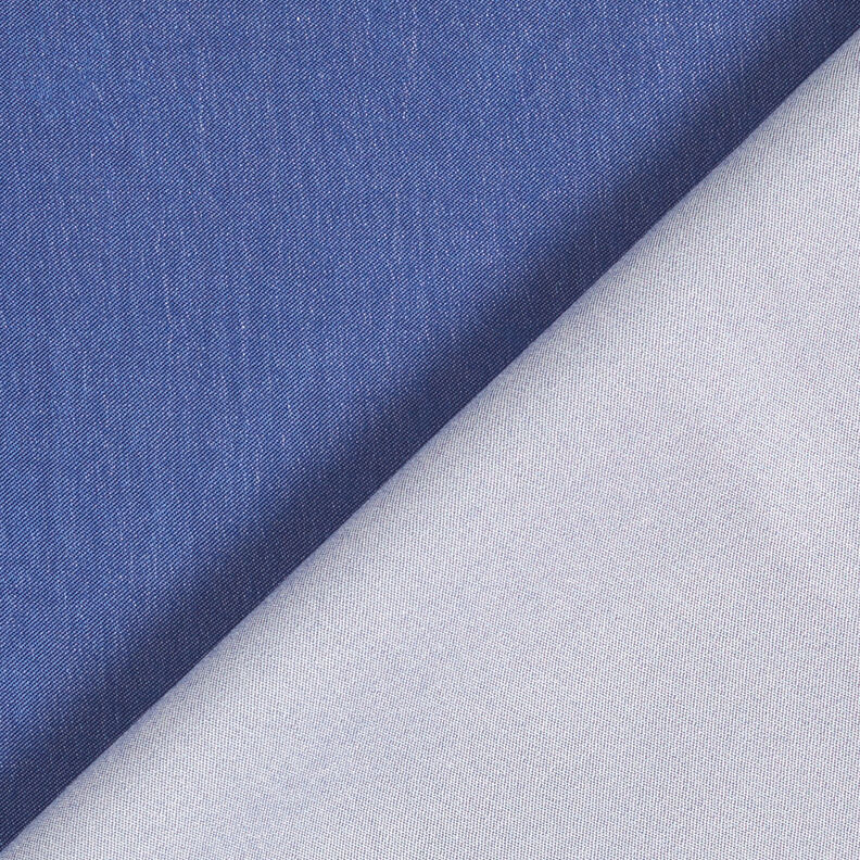 Plain viscose chambray – denim blue,  image number 4