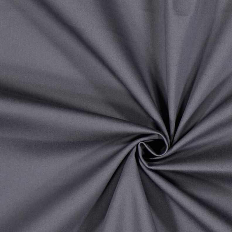 Stretch Cotton Satin – dark grey,  image number 1