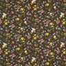 Viscose Jersey little flowers – dark brown/fire red,  thumbnail number 1