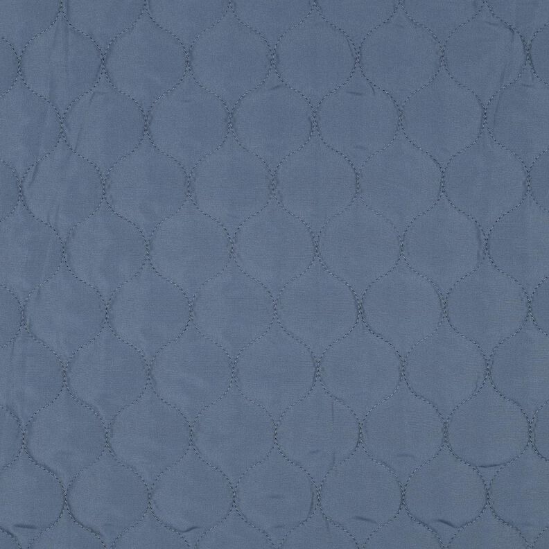 Quilted Fabric Circle Print | Poppy Fabrics – denim blue,  image number 1