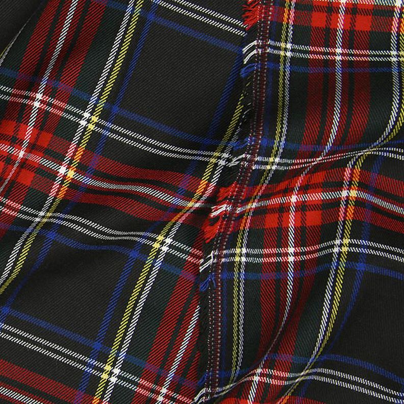 Large Tartan Checks – black,  image number 4