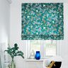 Decor Fabric Panama intertwined leaves – petrol/mustard,  thumbnail number 6