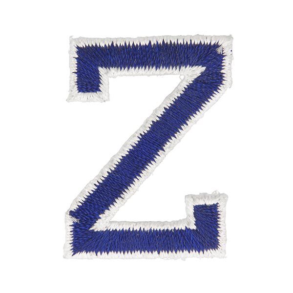 Letter Z appliqué [ Height: 4,6 cm ] – navy blue,  image number 1