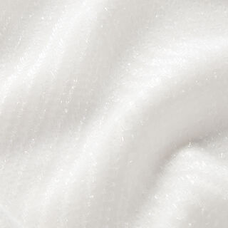zig zag glittery chiffon – white, 