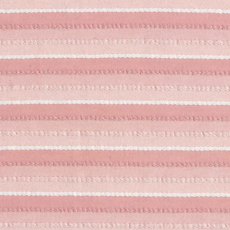 Fine knit cord stripes – pink/white,  image number 1