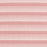 Fine knit cord stripes – pink/white,  thumbnail number 1