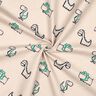 Cotton Flannel cheeky dinosaurs | Poppy Fabrics – natural/emerald green,  thumbnail number 3