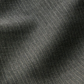 Stretchy pinstripe new wool fabric – anthracite, 