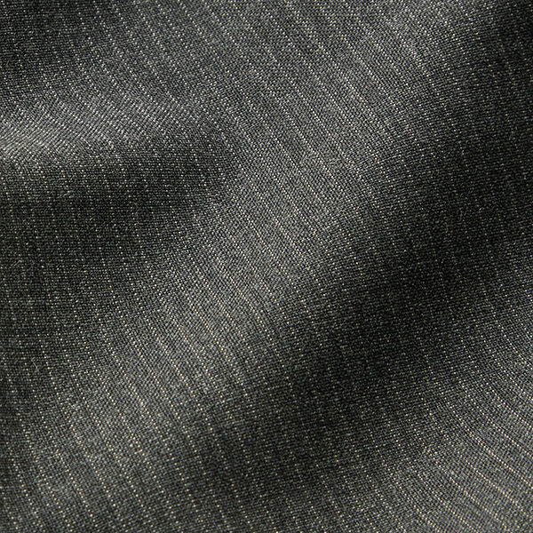 Stretchy pinstripe new wool fabric – anthracite,  image number 2