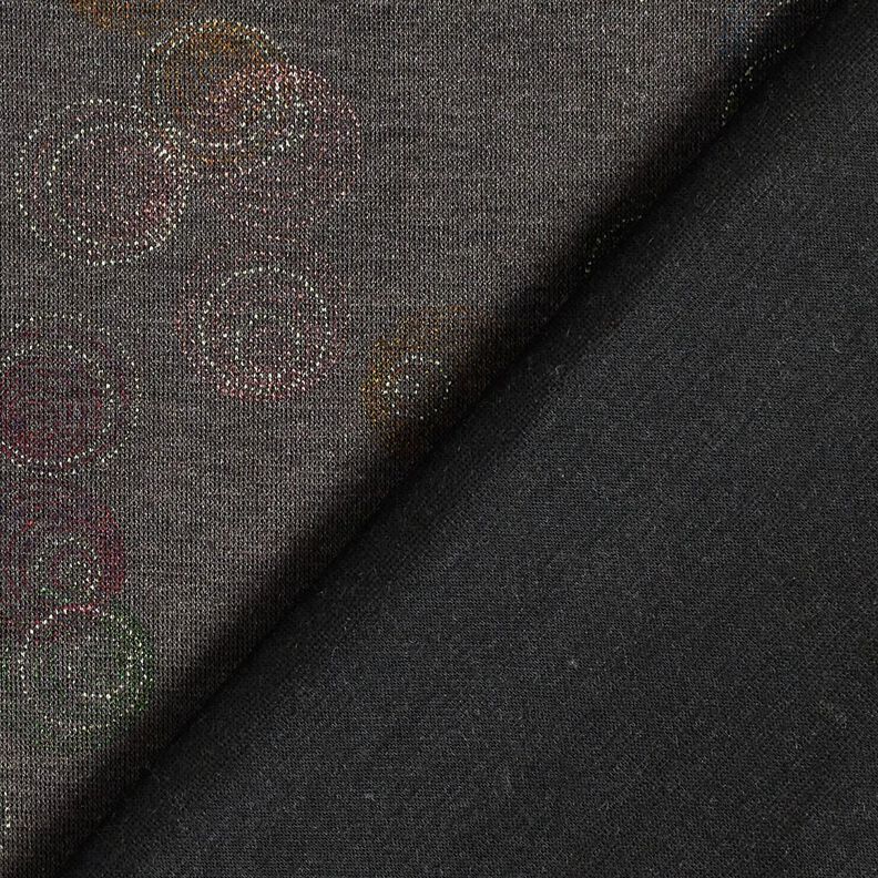 Viscose Jersey Colourful Circles – stone grey, image number 4