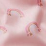 Cotton Poplin glitter rainbows – rosé/gold,  thumbnail number 3