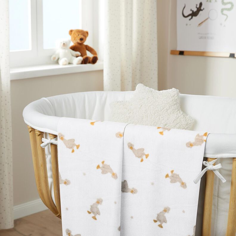 Cosy Fleece little geese – ivory/almond, image number 6