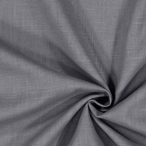Linen fabric Ramie mix medium – grey, 