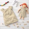 Double Gauze/Muslin Linen Blend Glitter Dots – cream,  thumbnail number 5