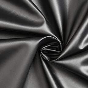 Upholstery Fabric Imitation Leather Shimmering – stone grey, 