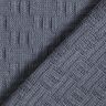 Knit Fabric broken ribbed pattern – blue grey,  thumbnail number 4