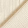GOTS Unbleached muslin/double crinkle woven fabric | Tula – natural,  thumbnail number 3