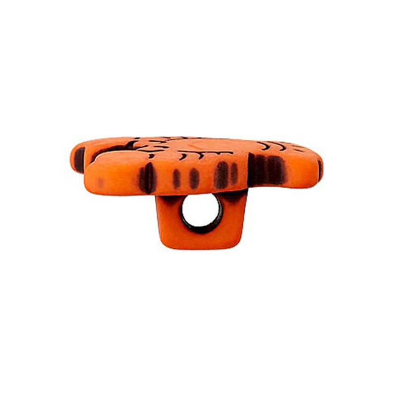 Lobster Polyester Shank Button  - orange,  image number 2
