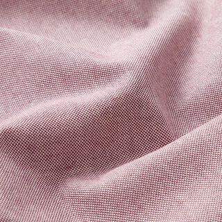 Decorative fabric, Chambray half Panama, recycled – berry | Remnant 50cm, 