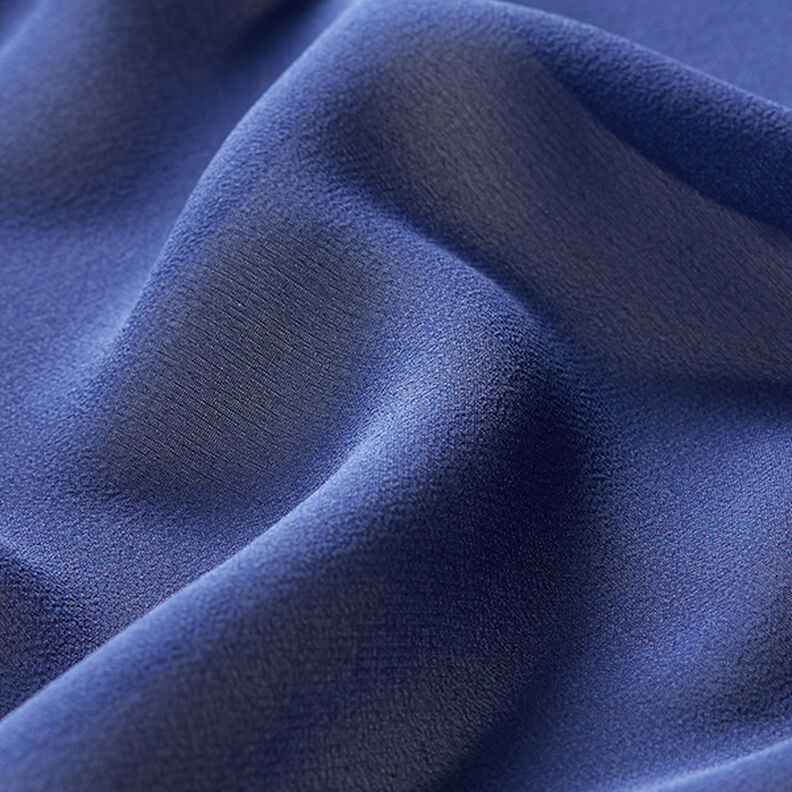 Silk Chiffon – navy blue,  image number 3