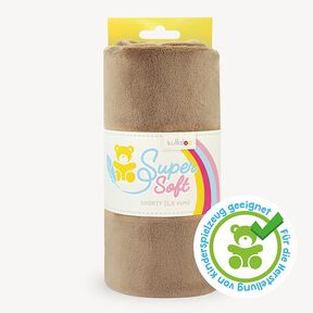 SuperSoft SHORTY plush [ 1 x 0,75 m | 1,5 mm ] - medium brown | Kullaloo, 